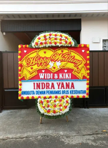 Papan Bunga Pernikahan nyambu