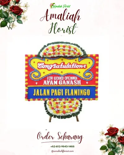 Bunga Papan Congratulation nyambu